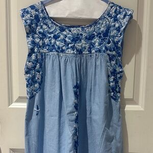 Mi Golondrina Blue Dress